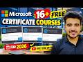 (OFFICIAL) MICROSOFT 16 FREE CERTIFICATION COURSE VOUCHER | AI CLOUD D ..