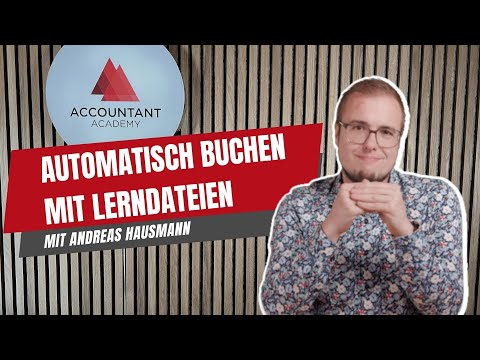 Automatisch buchen in DATEV Rechnungswesen - DATEV Lerndatei anlegen