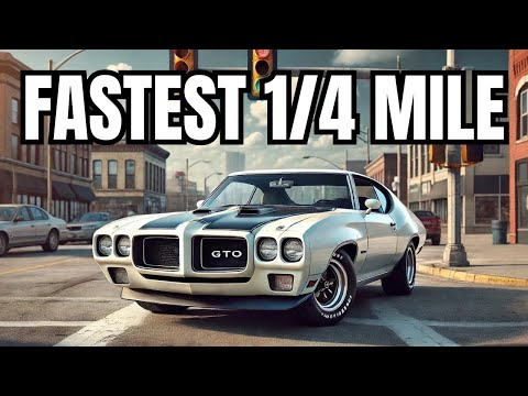 What was the FASTEST 1/4 MILE MUSCLE CAR from 1970??