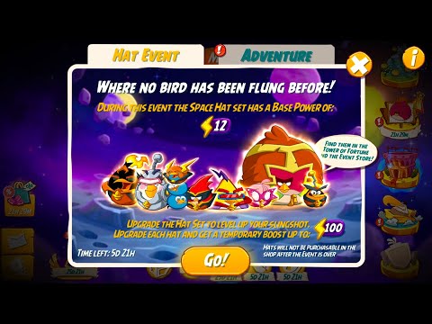 Unlock Space Hat Set | Angry Birds 2 Space Tower of Fortune 2025