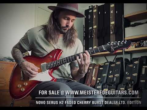 Novo Serus H2 Chambered Dealer Ltd. Edition 2026 Faded Cherry Burst, Lollar Pu`s mit Basscut, 9.5"-14", 2,9kg 2026 - Faded Cherry Burst image 26
