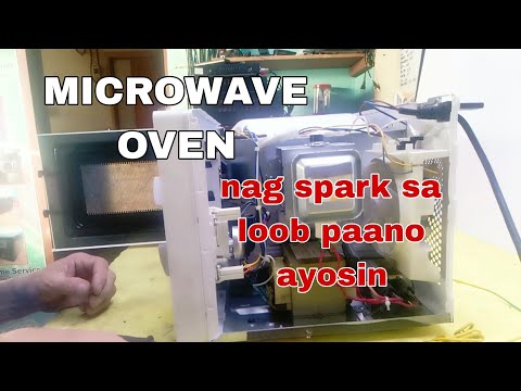 Microwave oven spark inside How to repair.