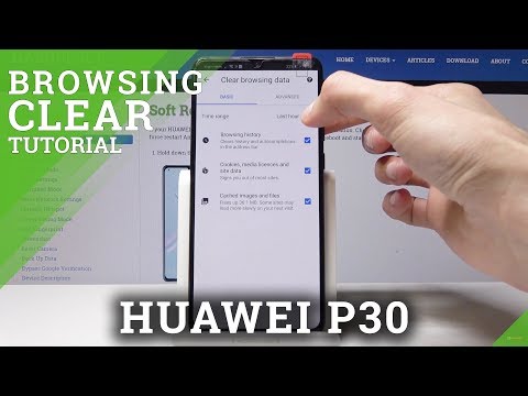 How to Delete Browser Data in HUAWEI P30 - Clear Browser Data