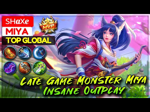 Late Game Monster Miya Insane Outplay [ Top 7 Global Miya ] ѕнaхe - Mobile Legends