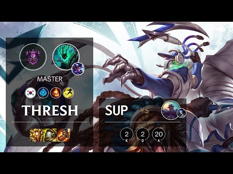 Thresh Support vs Braum - KR Master Patch 11.24b