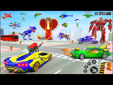 Snake Car Robot Transform War: Android Games