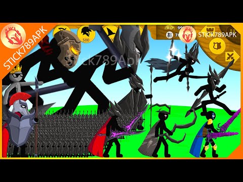 STICKMAN BLADE ROX XIPHOS, NINJA, GRIFFON VS VAMPIRE FINAL BOSS | Stick War Legacy Mod | Stick789Apk