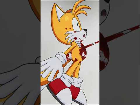Tails got stabbed Animation #sonic #sonicthehedgehog #supertails #tails #shorts #sonic #sonicexe