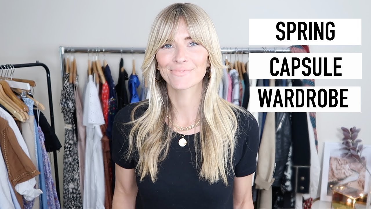 Making my SPRING CAPSULE WARDROBE | The BIG declutter!