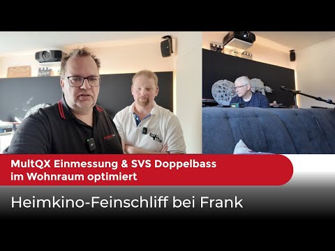 Heimkino-Feinschliff bei Frank: MultQX Einmessung & SVS Doppelbass im Wohnraum optimiert