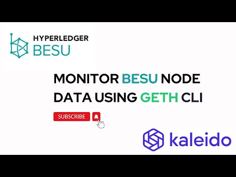 Monitor Besu Node Data using Geth CLI