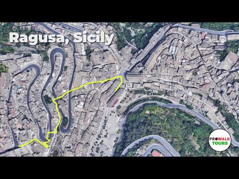 Ragusa Map - Watch on your phone while watching the walk on your TV