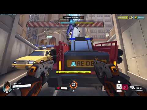 Overwatch 2 Beta #1 / Gameplay Clips (No Commentary) pt.9 / Getting kicked by Sombra / @ZhivagoNTX