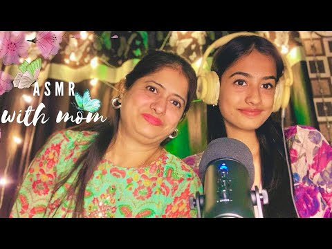 ASMR with mom | my mom tried ASMR for the first time😭❤️ …… 