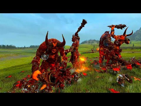 Warriors of Chaos vs Beastmen - Epic 1v1 Cinematic Battle, Total War: Warhammer 2