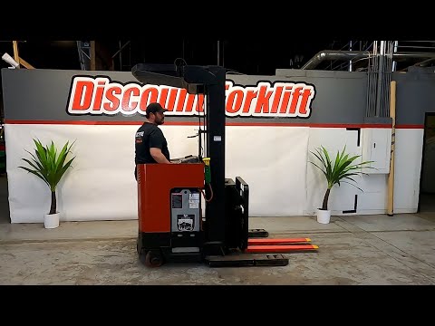 RAYMOND ESD-DR25TT 2,500lb Electric #0015 - Stand-up Double Reach Lift for Sale