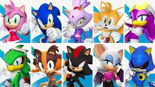 Mario & Sonic at the Rio 2016 Olympic Games - All Team Sonic Characters