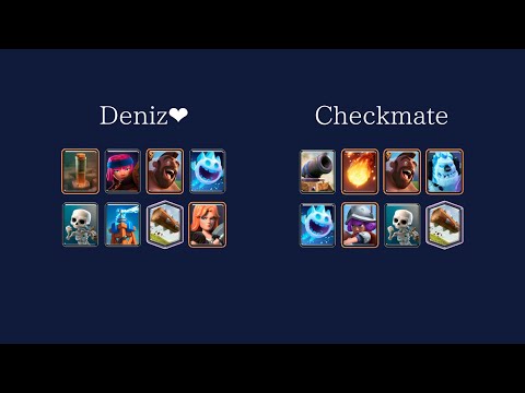 [Top 200] Deniz❤️ vs Checkmate - Clash Royale