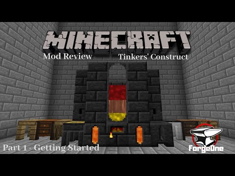 Tinkers' Construct - Part 1 - Getting Started - Minecraft Mod Review (1.12.2)