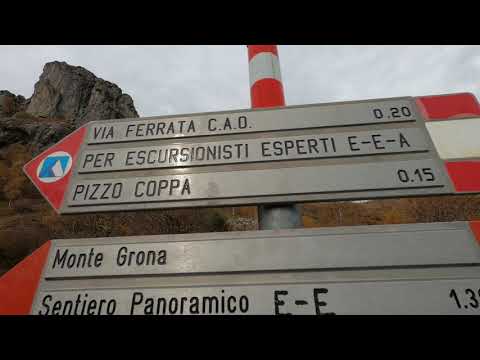 Monte Grona e la Via ferrata del Centenario CAO