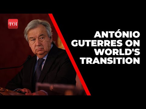 UN Secretary-General, António Guterres speaks on climate change
