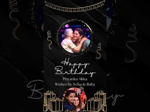 Happy Birthday Dear @priyankapdeshpande Akka Wishes by Baby & Neha Girish#happybirthdaypriyanka