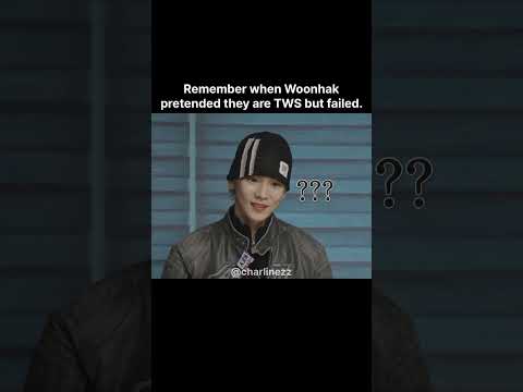 Remember when Woonhak pretended they are TWS but failed🤭 #boynextdoor #bnd #woonhak #kpop