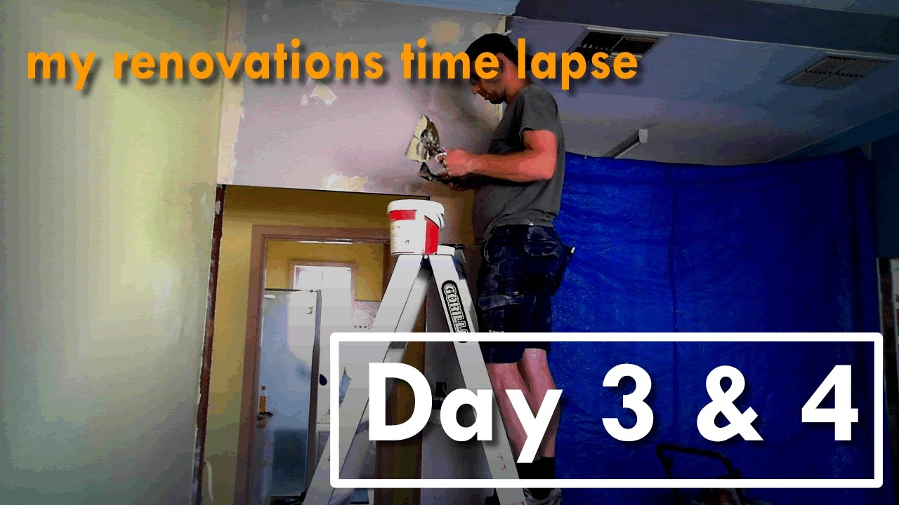Plastering in time lapse for my renovations - Random Task