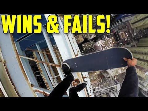 JUST SEND IT - Skateboarding Wins and Fails 2018! Video