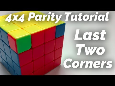 4x4 Last Two Corner Parity Solve **Updated**