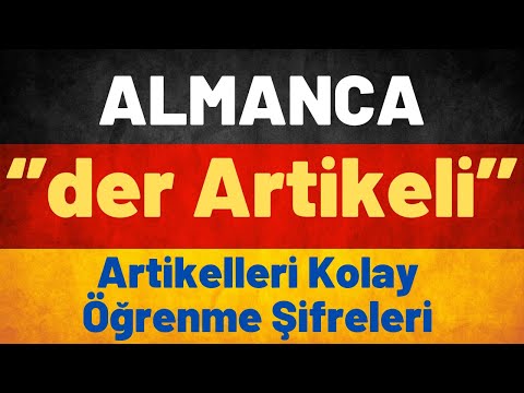 Ders 15 / Almanca A1 Temel Seviye / ''der'' Artikel Kuralları #almancaa1 #almancaöğren #almanya