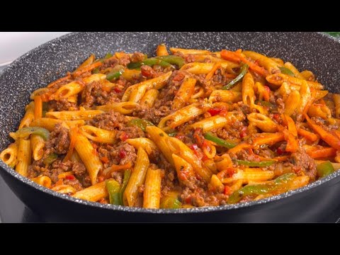 Penne Pasta Recipe | How to Make Penne Pasta in Meat Sauce | Tasty City