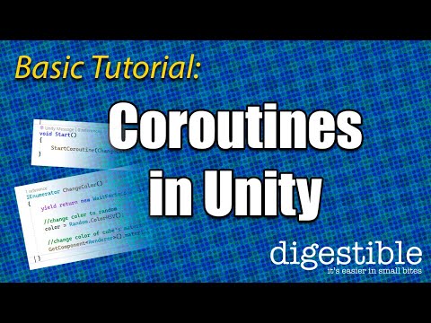 Coroutines in Unity (Basic Tutorial for Beginners)