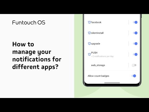 How to manage your notification for different apps? ｜ Funtouch OS 13
