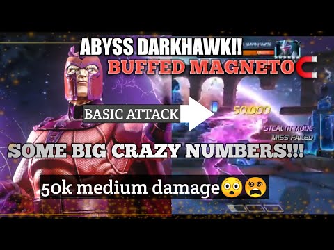 Buffed magneto with some crazy basic attack damage!! Insane high crits! Marvel contest of Champions!