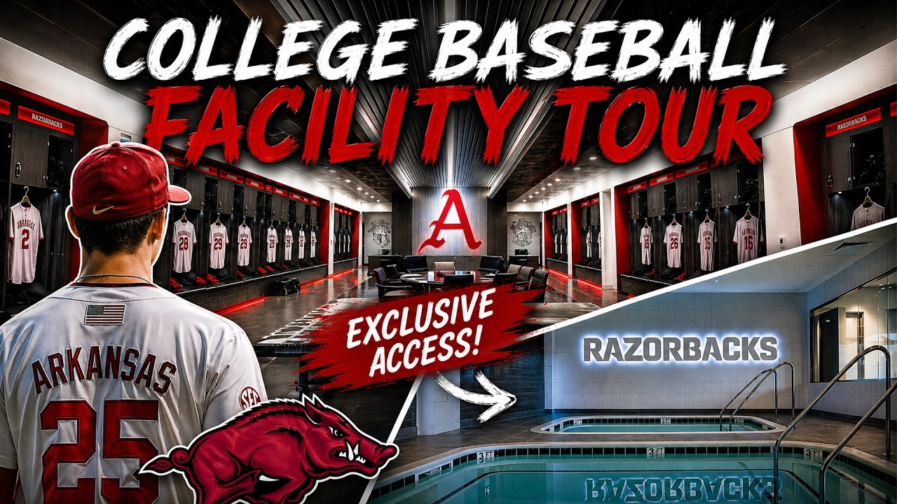 This Might Be One of the Best Facilities in College Baseball (Arkansas Baseball Tour)