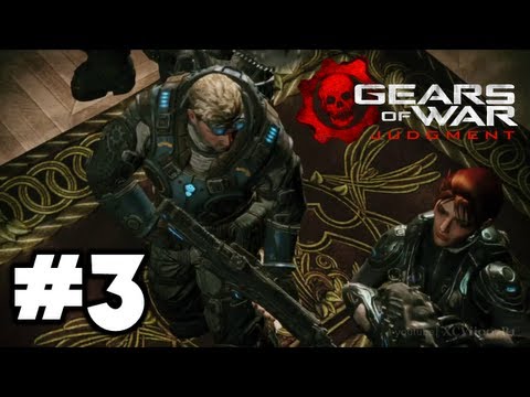 Gears of War: Judgment - Hardcore Walkthrough Part 3 - Chapter 1 ¦ Section 3: Museum Gardens ★★★