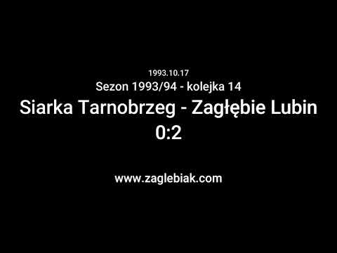 1993/94 - kolejka 14 - Siarka Tarnobrzeg vs Zagłębie Lubin