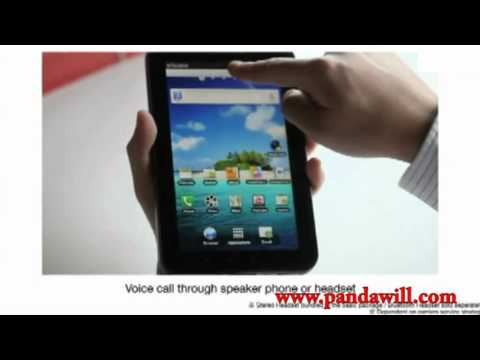 Samsung Galaxy Tab P1000 Android 2.2 Capacitive Screen 3G SMS GPS 7 Inch Monster Mobile Phone