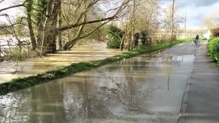 preview picture of video 'Bourn Brook Overflowing (Toft)'