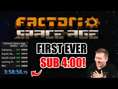 World First sub 4 hour Space Age finish!