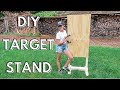MAKE YOUR OWN TARGET STAND | Easy way to make your own stands for the gun range!