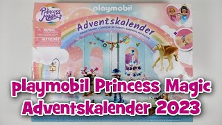playmobil Princess Magic Weihnachtsfest unter dem Regenbogen Adventskalender 2023 (71348) | UNBOXING