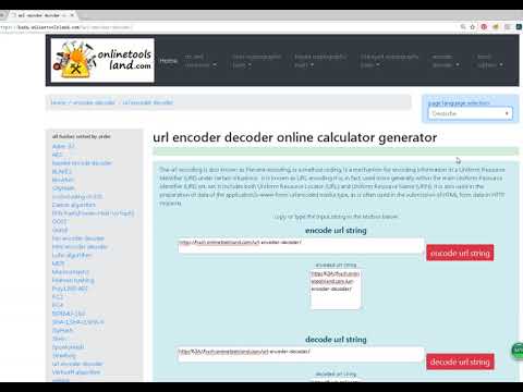 Url Encoder Decoder String Online