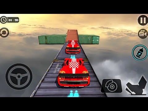 Impossible Stunt Car Tracks 3D #33 New Vehicle Unlocked - Level 1-8 Racing Game - Android Gameplay