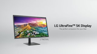 YouTube Video xecSmyGDxa4 for Product LG UltraFine 5K Monitors (27MD5KL, 27 inches) by Company LG Electronics in Industry Monitors