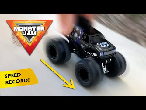 FASTEST SPEED MONSTER TRUCK RECORD! | MONSTER JAM HOW TO BREAK WORLD RECORDS