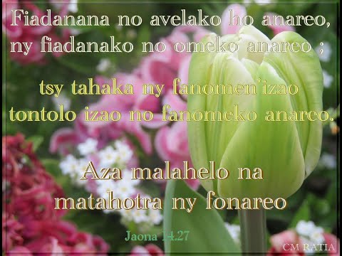 Ny teninao, Jehovah ô ! Fihirana FFPM 346 - Feon-kira - CM RATIA