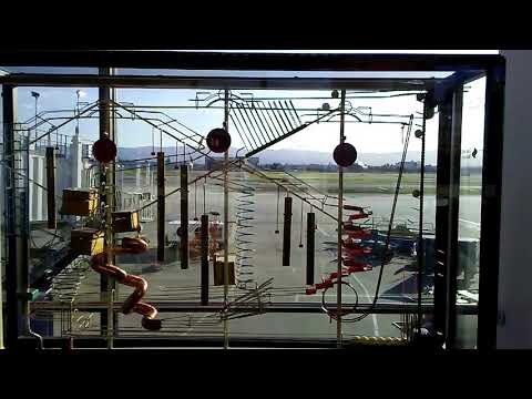 Rolling Ball Sculpture by George Rhoads 1990