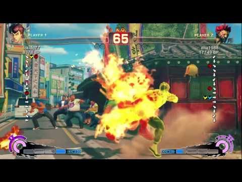 Tokido [Fei] vs Eita [Akuma] 1 of 3 SSF4 Japanese Online Ranked Matches - TRUE-HD
